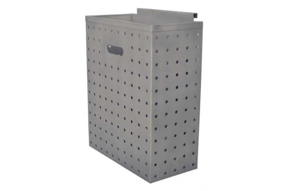 Perforated waster paper basket
