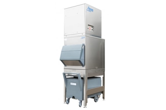 500kg Nugget Ice Machine with 200kg Elevated Bin and Cart Ziegra