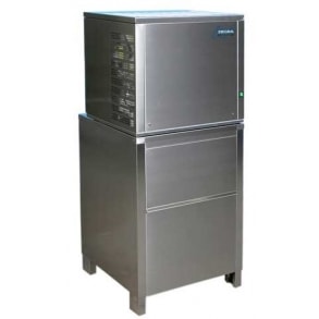 350 kg flake ice machine with 100 kg upright bin Ziegra