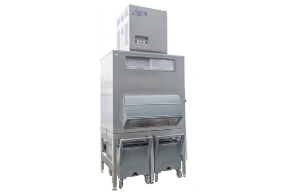 1,000kg Nugget Ice Machine with 630kg Elevated Ice Bin Ziegra