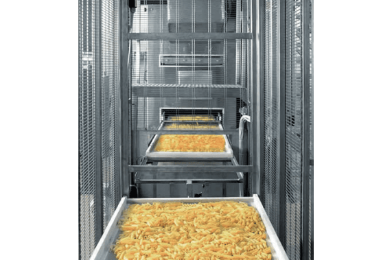 Automatic tray stacker IA 32 for short pasta production ITALPAST