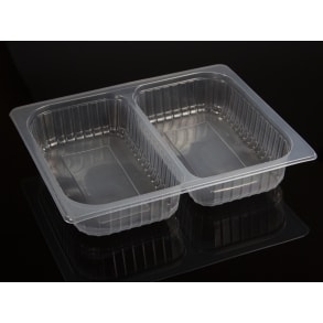 1/2 GASTRO TRAY WITH 2 & 3 COMPARTMENTS