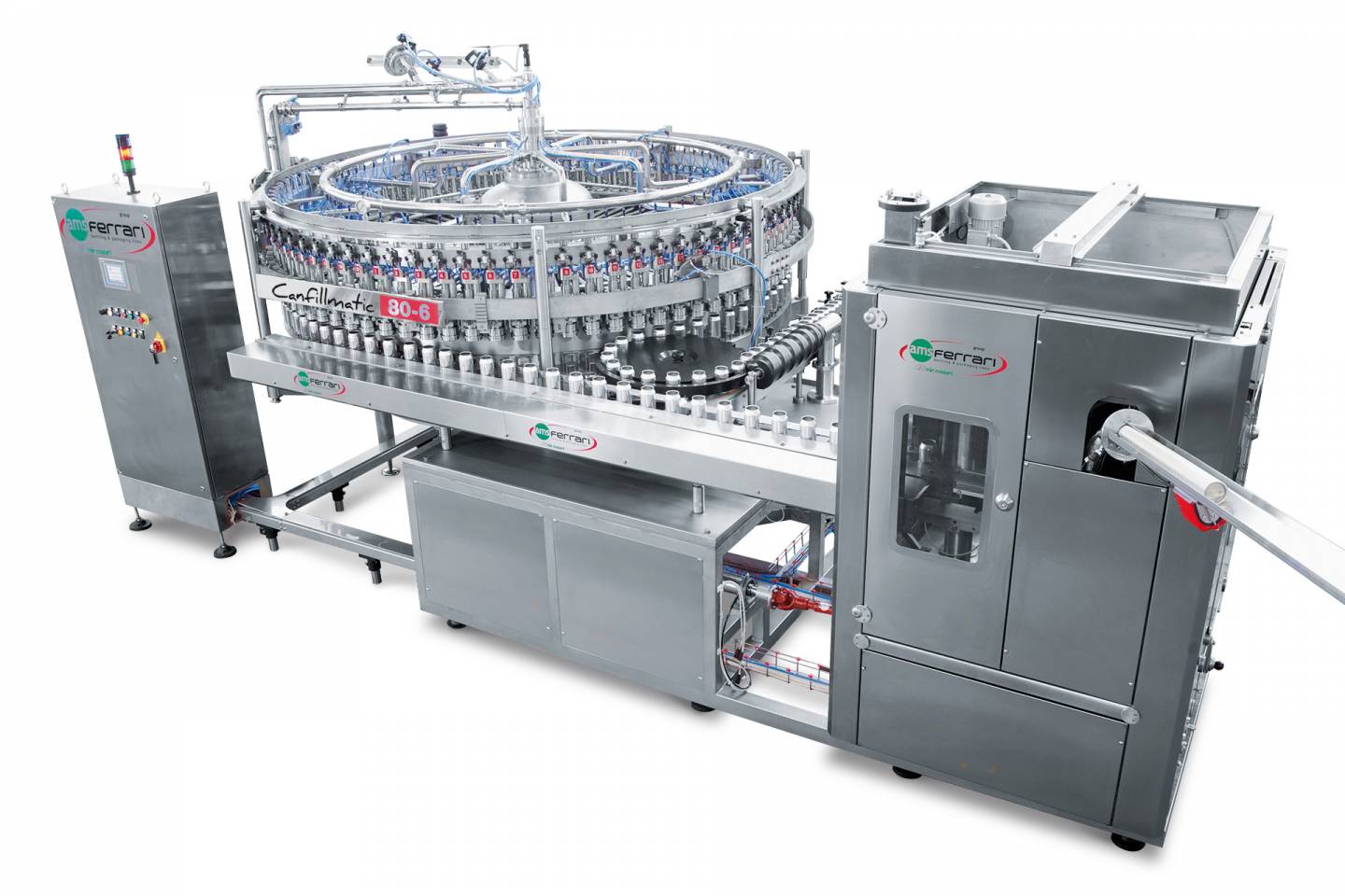 Fill line. Линия розлива в алюминиевую банку. AMS Ferrari Bottling and Packaging lines. Блоки гравитационного розлива Formula 1. Filling line.