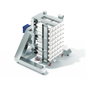 A rotator for stacks of full moulds | DONI®Rotomatik
